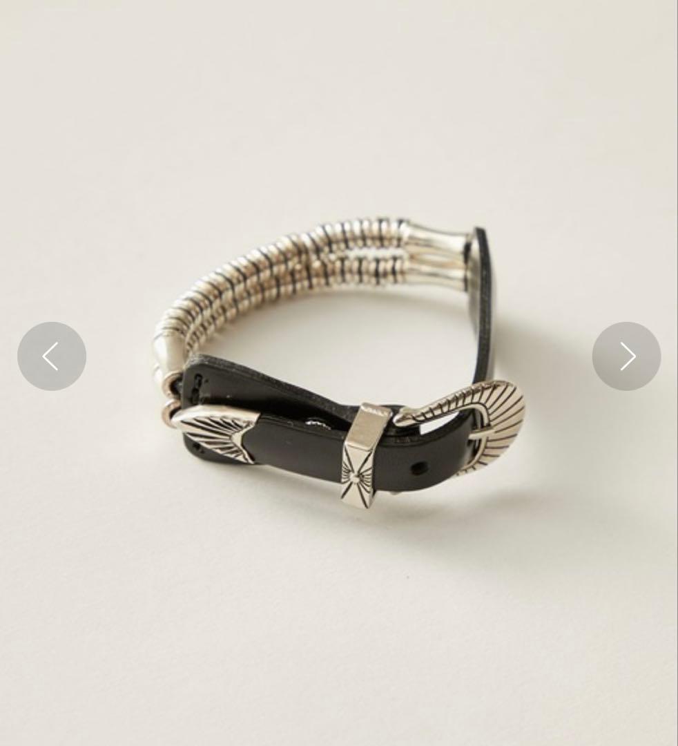 ぶ*ん様 TOGA ARCHIVESトーガアーカイブス ビーズレザーバングル ブ