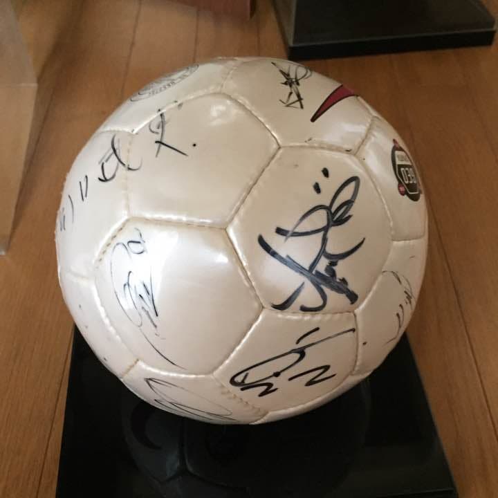 ジーコ時代の日本代表のサインボール