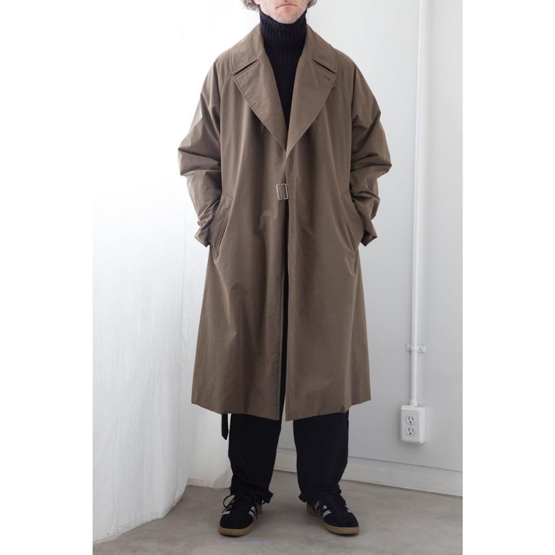 定価13.2万円 19aw サイズ1 COMOLI タイロッケンコート カーキ