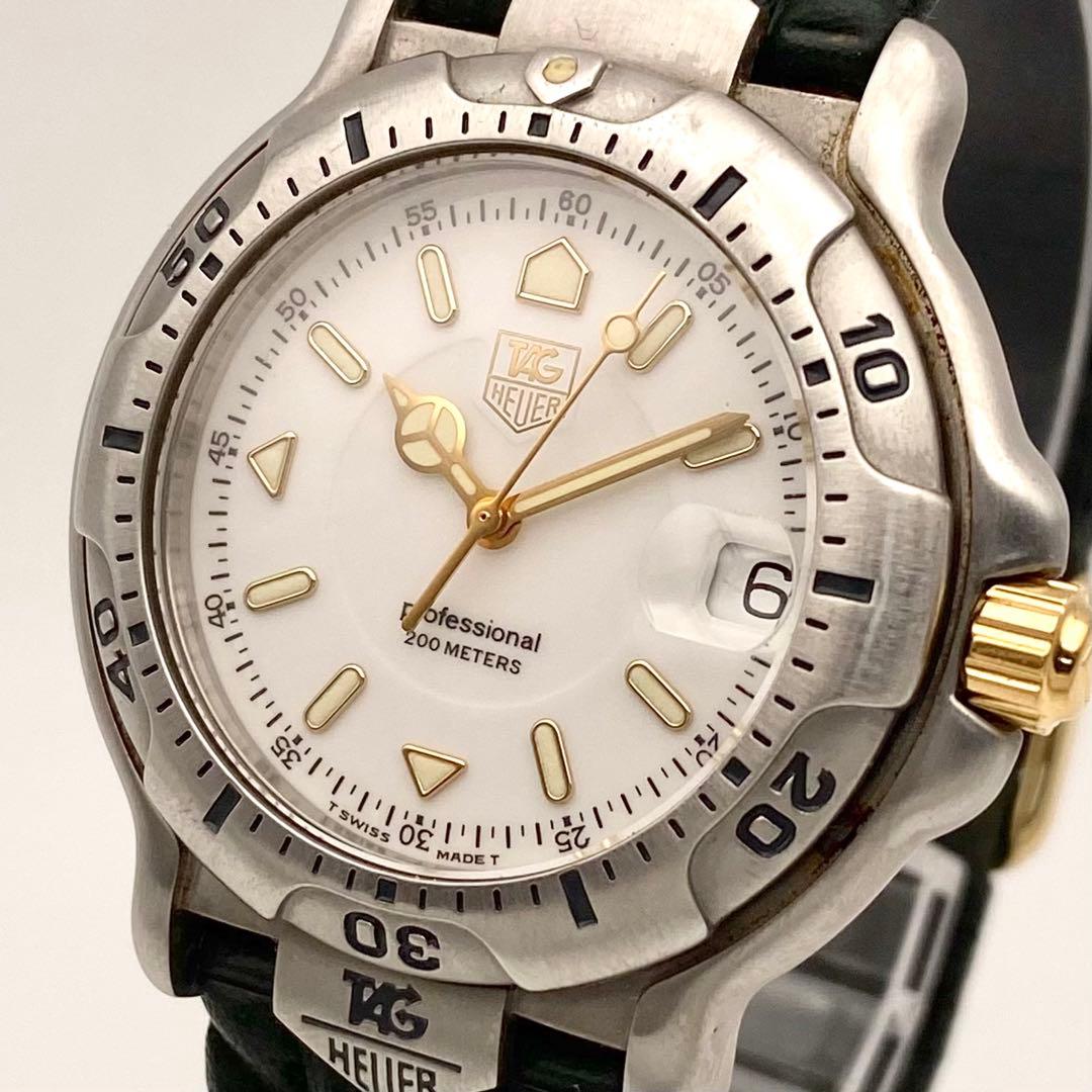 【稼働品】タグホイヤー クォーツ 腕時計 コンビ WH1151-K1 新品電池