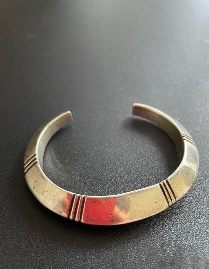 D. BEGAY ナバホ族 シルバーバングル ヴィンテージ48g