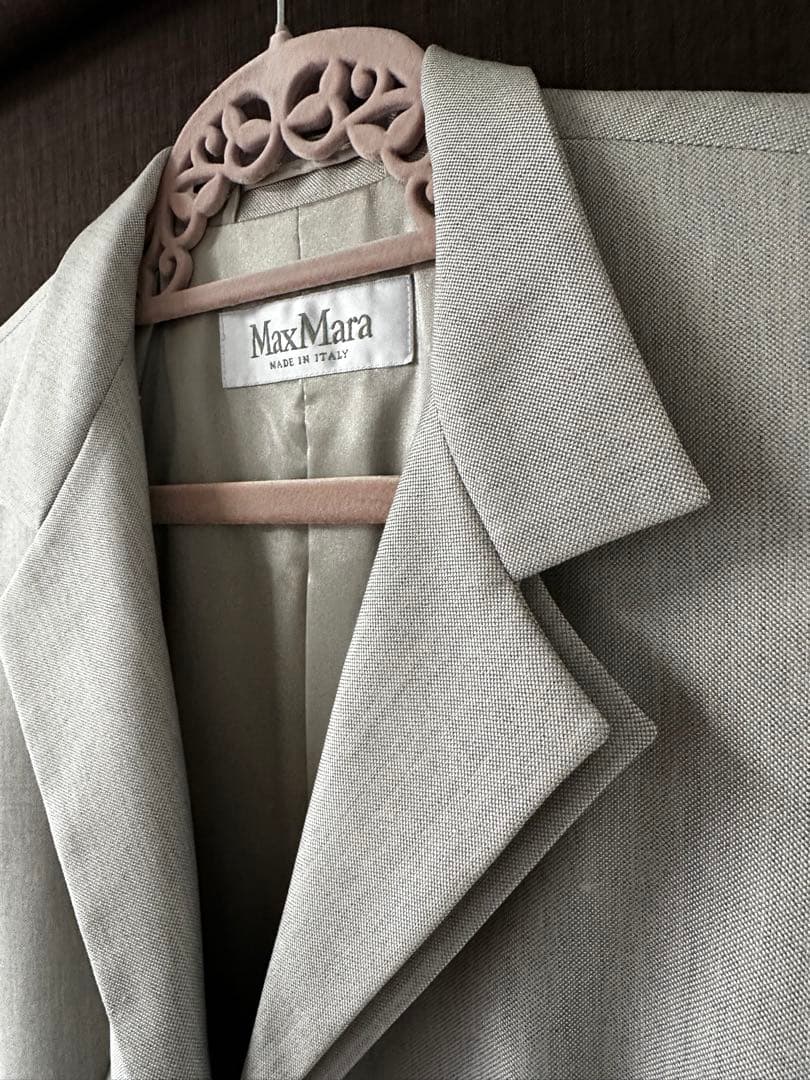 Max Mara グレー ビジネスパンツスーツ