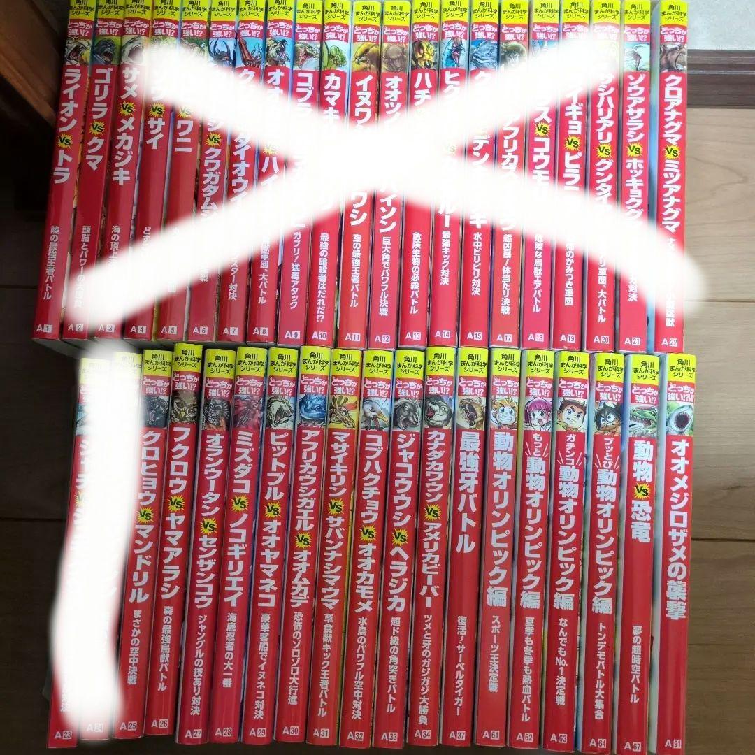 「なわち」【17冊】どっちが強い⁉︎ 角川まんが科学シリーズ