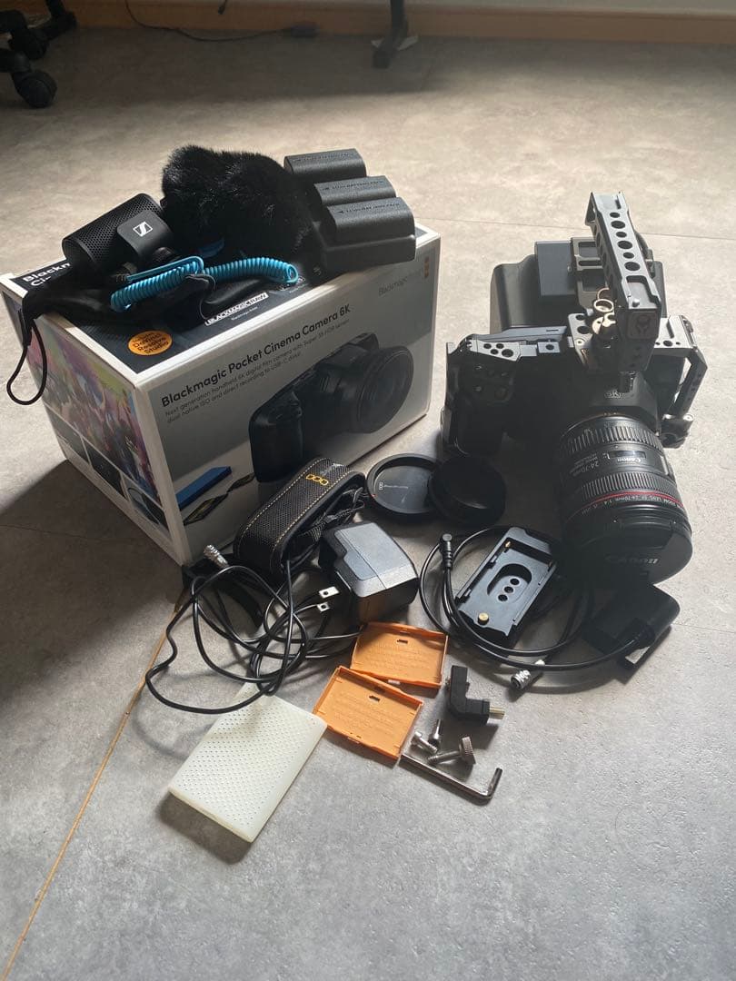 BMPCC6K、レンズ、リグ、マイク、1TB SSD等のセット