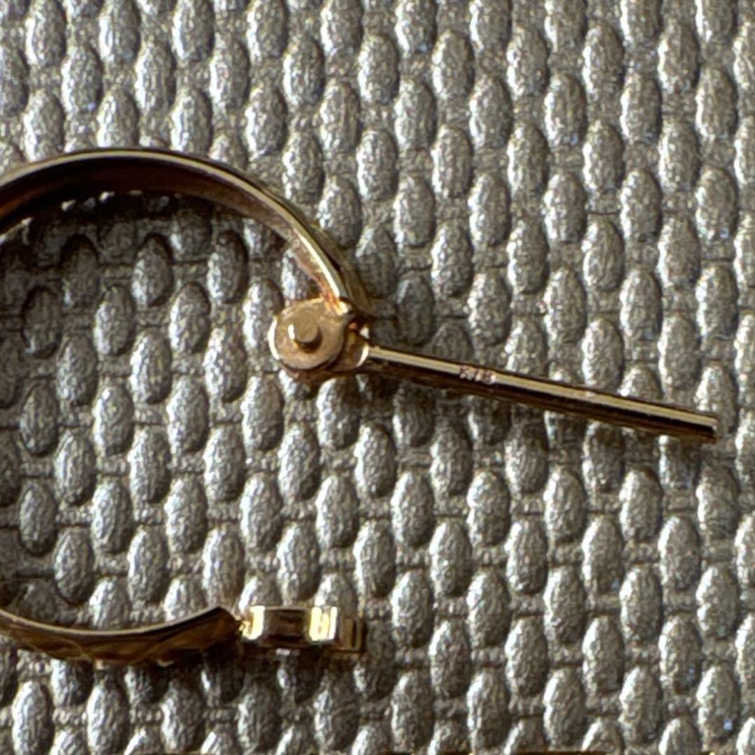 現行品★ジュエリーツツミ アイテム K18イエローゴールドピアス