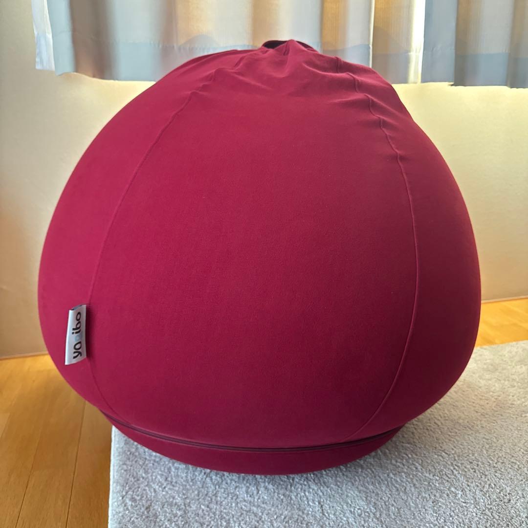 【送料込】ヨギボー　ドロップ　ワインレッド