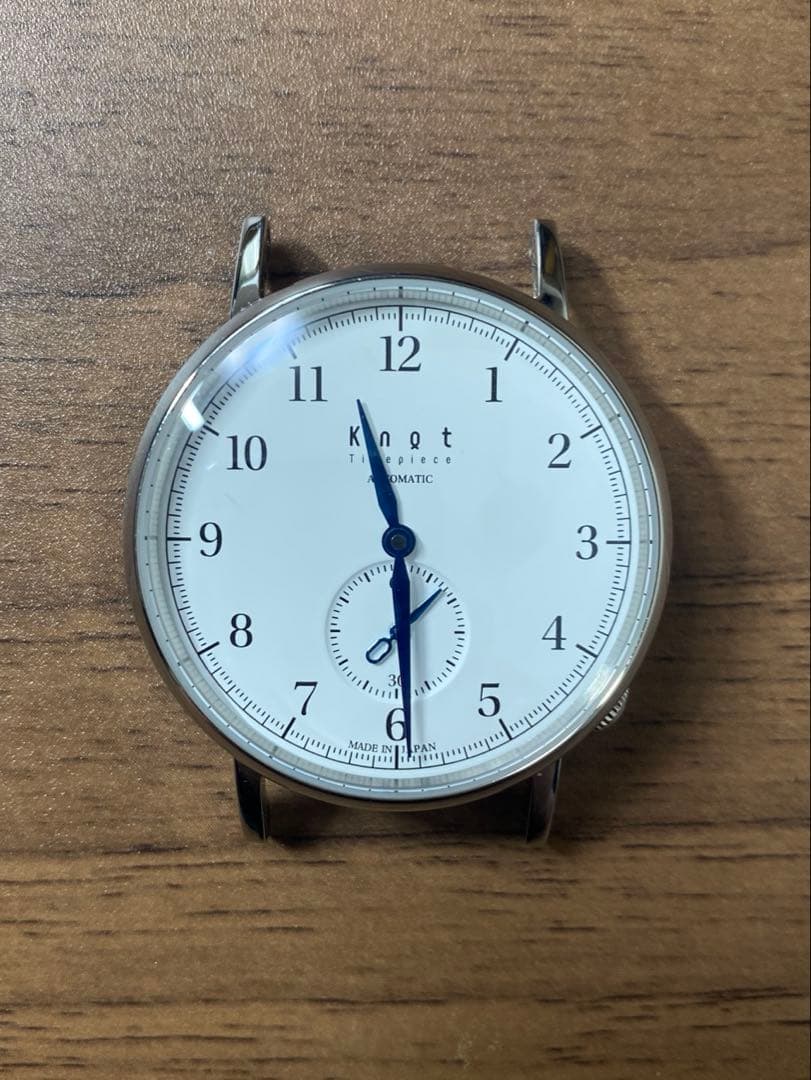 Knot CAS-36SVWH1 自動巻き時計 ホワイト×シルバー