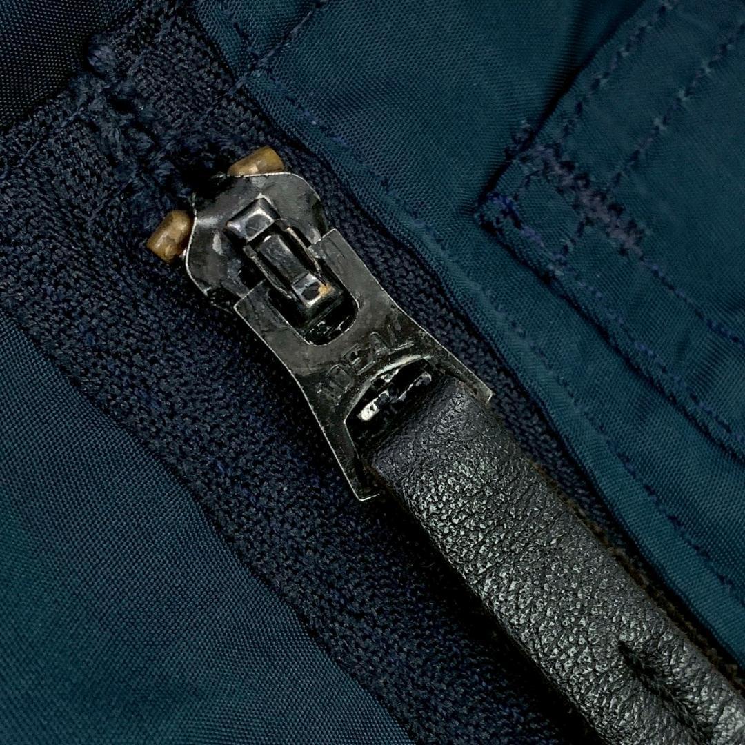 希少色ネイビー★ 80s 旧タグ USA製 ALPHA N-2B M　C977