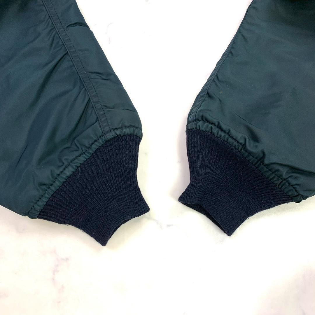 希少色ネイビー★ 80s 旧タグ USA製 ALPHA N-2B M　C977