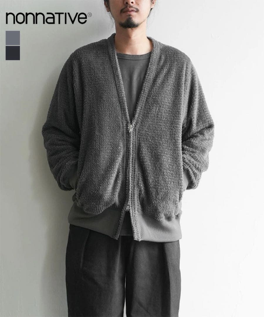 ら*ん様 美品　ノンネイティブ　ハイカージップカーディガン　アルファダイレクト