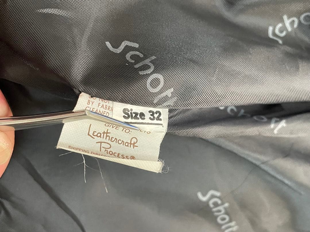 【週末セール】美品 Schott .N.Y.C ショット シングル ライダース