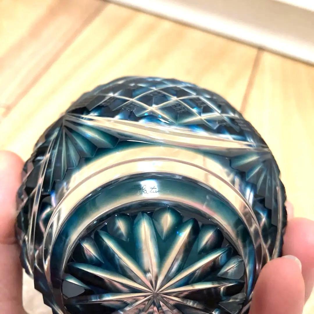 新品未使用　薩摩びーどろ工芸　小付鉢揃　5個セット