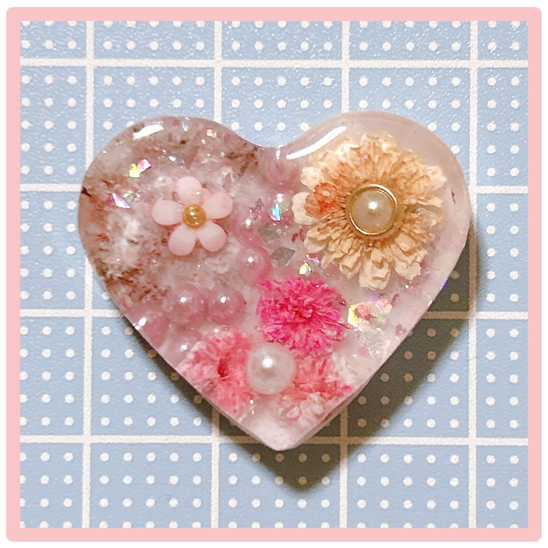 No 851❣️大人可愛いレジンヘアゴム❣️かすみ草❣️♪(๑ᴖ◡ᴖ๑)♪