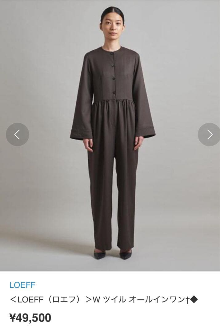 LOEFF オールインワン　クリーニング済