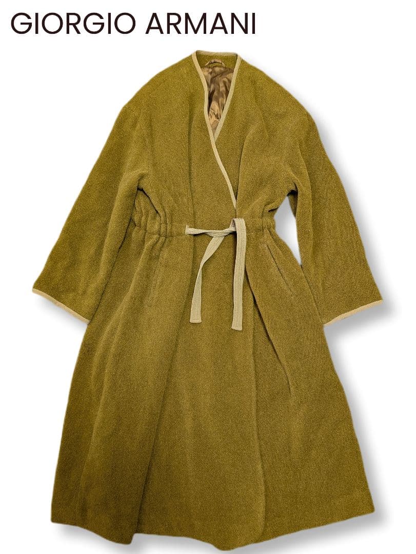 Giorgio Armani　ジョルジオアルマーニ　アルパカ ロング コート