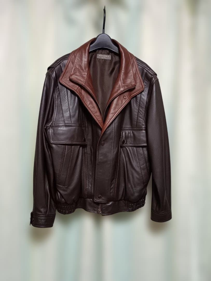 レザー ダブルカラー ジャケット