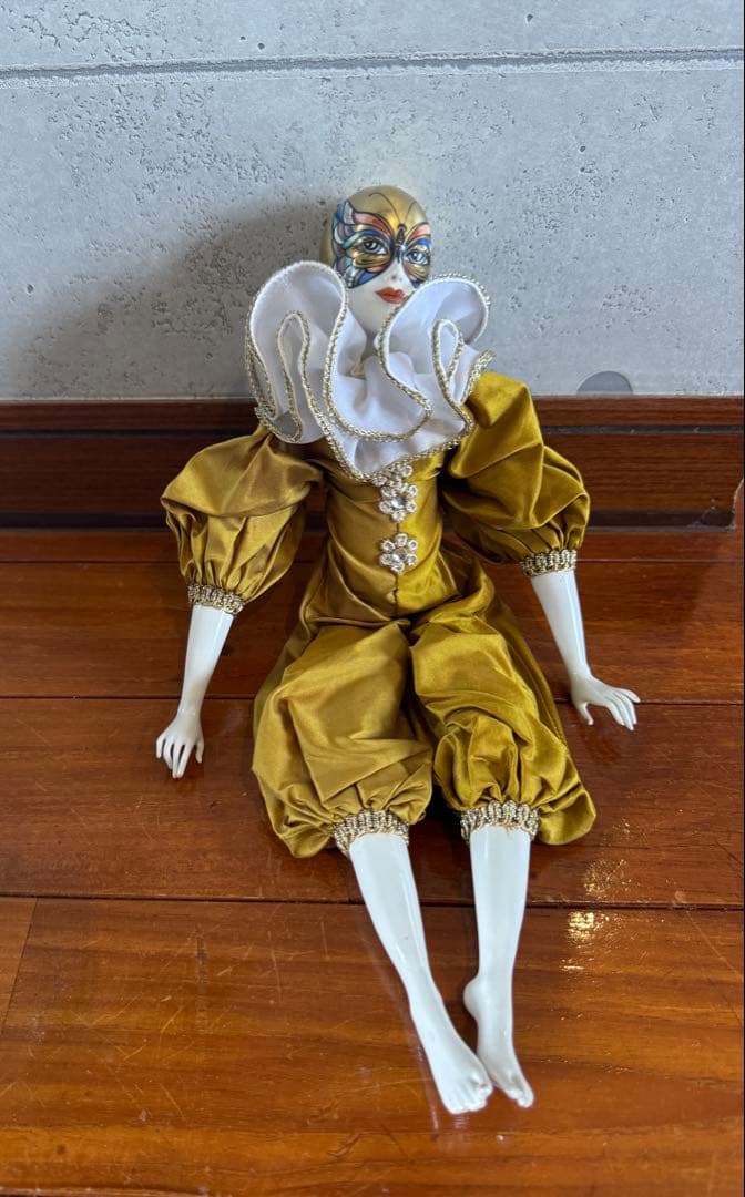 Atelier JANINE アンティークピエロ人形