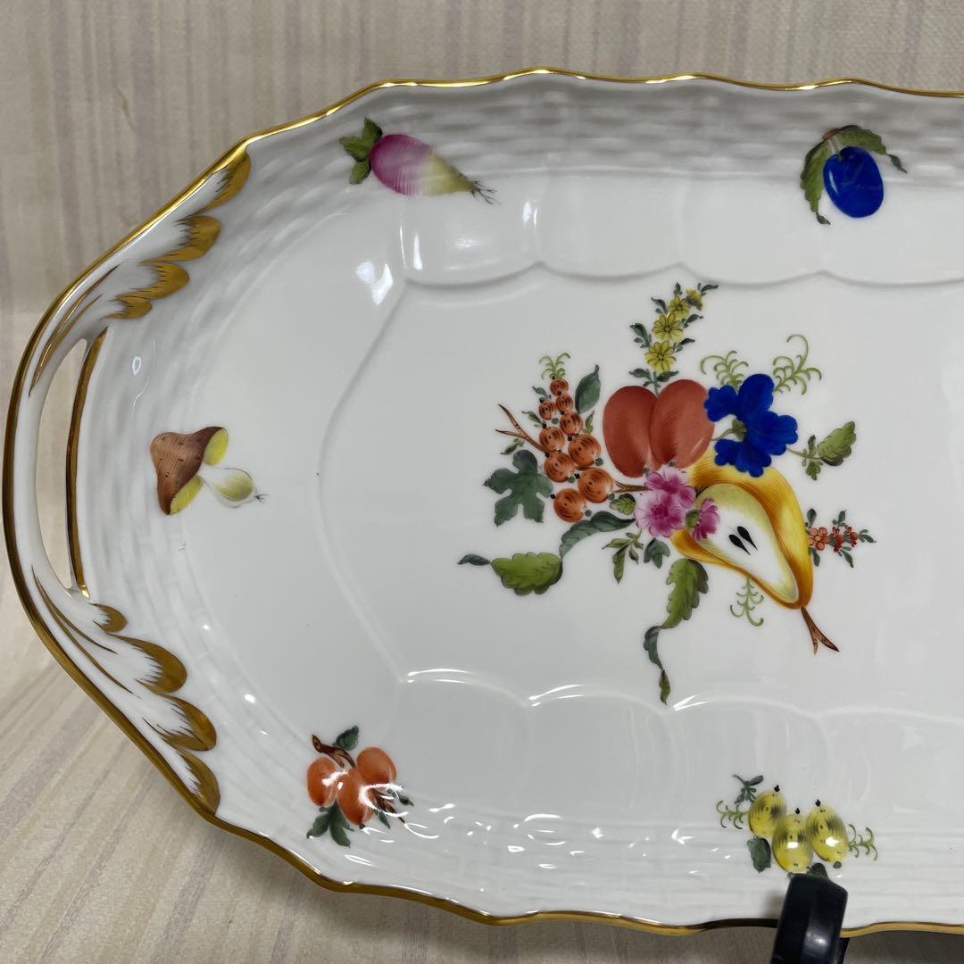 ヘレンド フルーツ柄 トレイ プレート サンドイッチプレート