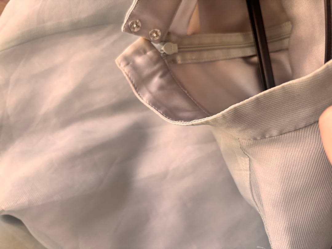 Ameri ベルト•ボタン付MEDIFOREST EMBROIDERYDRESS