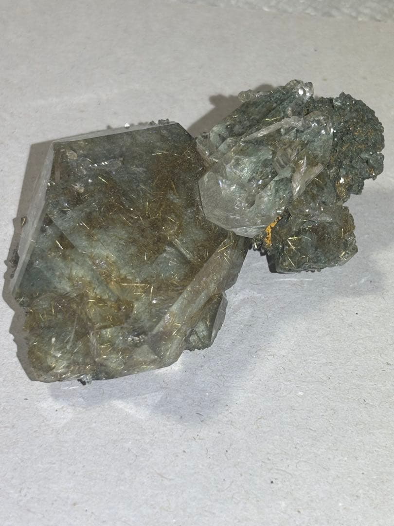 希少　マニハール水晶 ルチル共生 レコードキーパー多数　虹