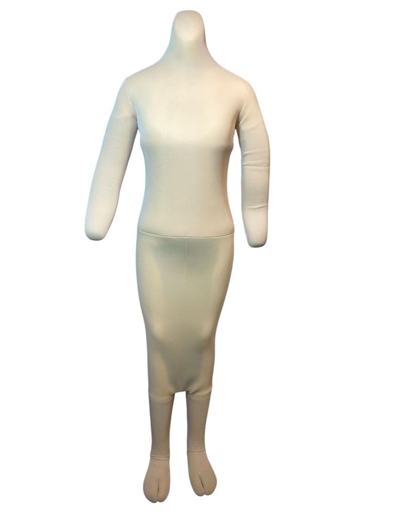 和装用トルソー　ベージュ　着付け練習用ボディ　高さ調節可能
