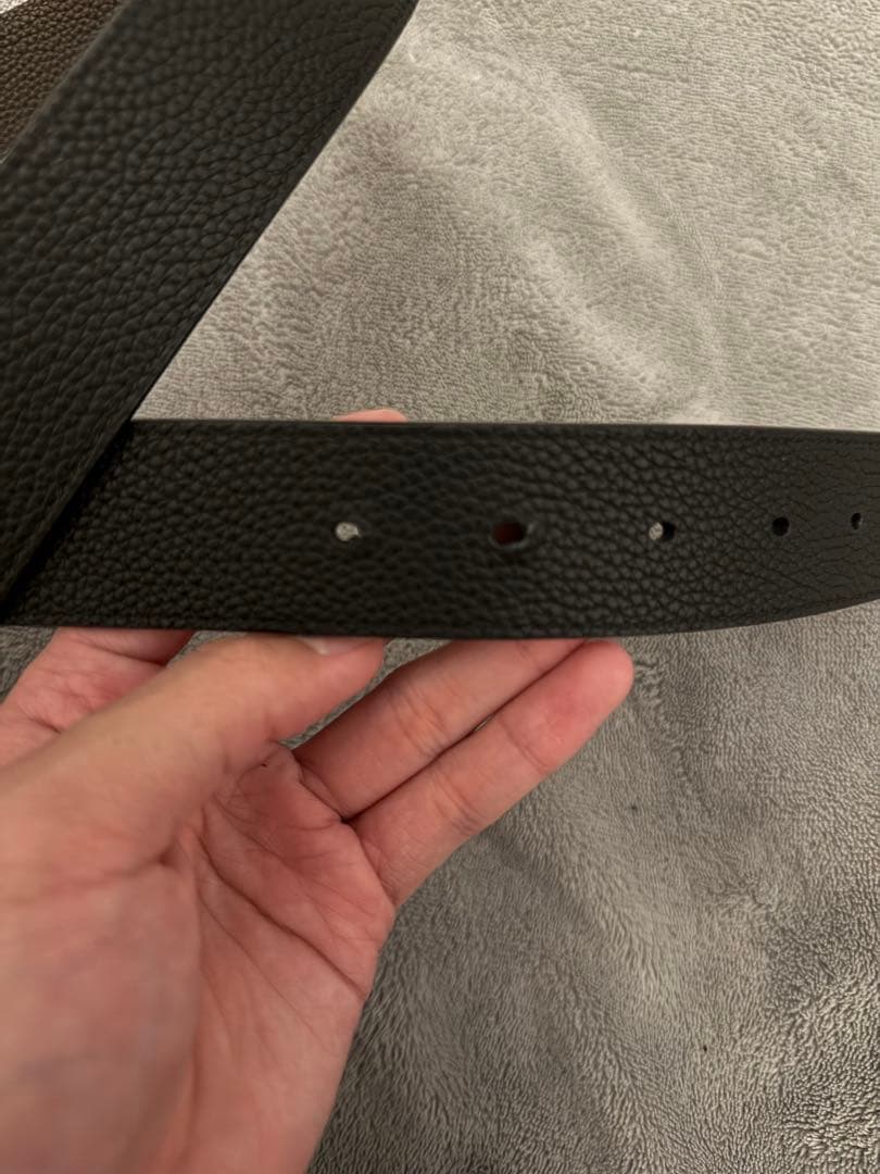 DIOR ディオール ベルト サイズ80 正規品 レザー ブラック メンズ