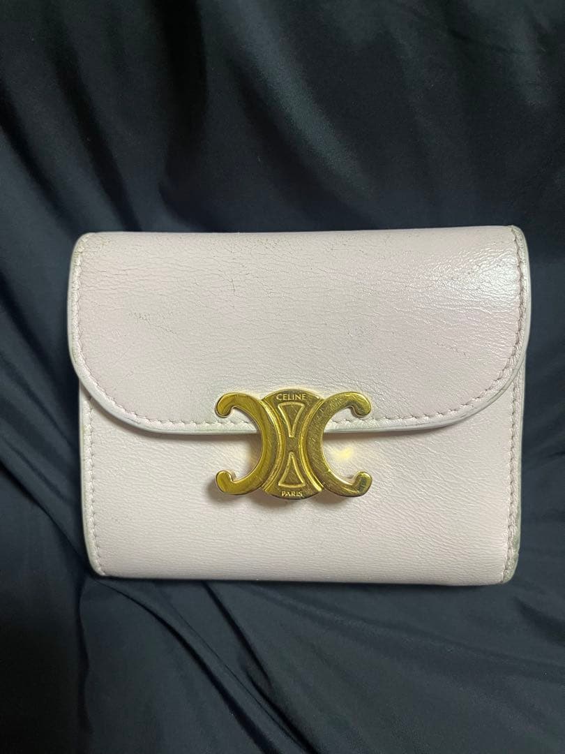 CELINE スモールフラップウォレット　トリオンフ　三つ折り財布