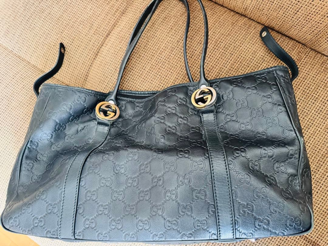[最終値下げ]GUCCI グッチ グッチシマ トートバッグ レザー