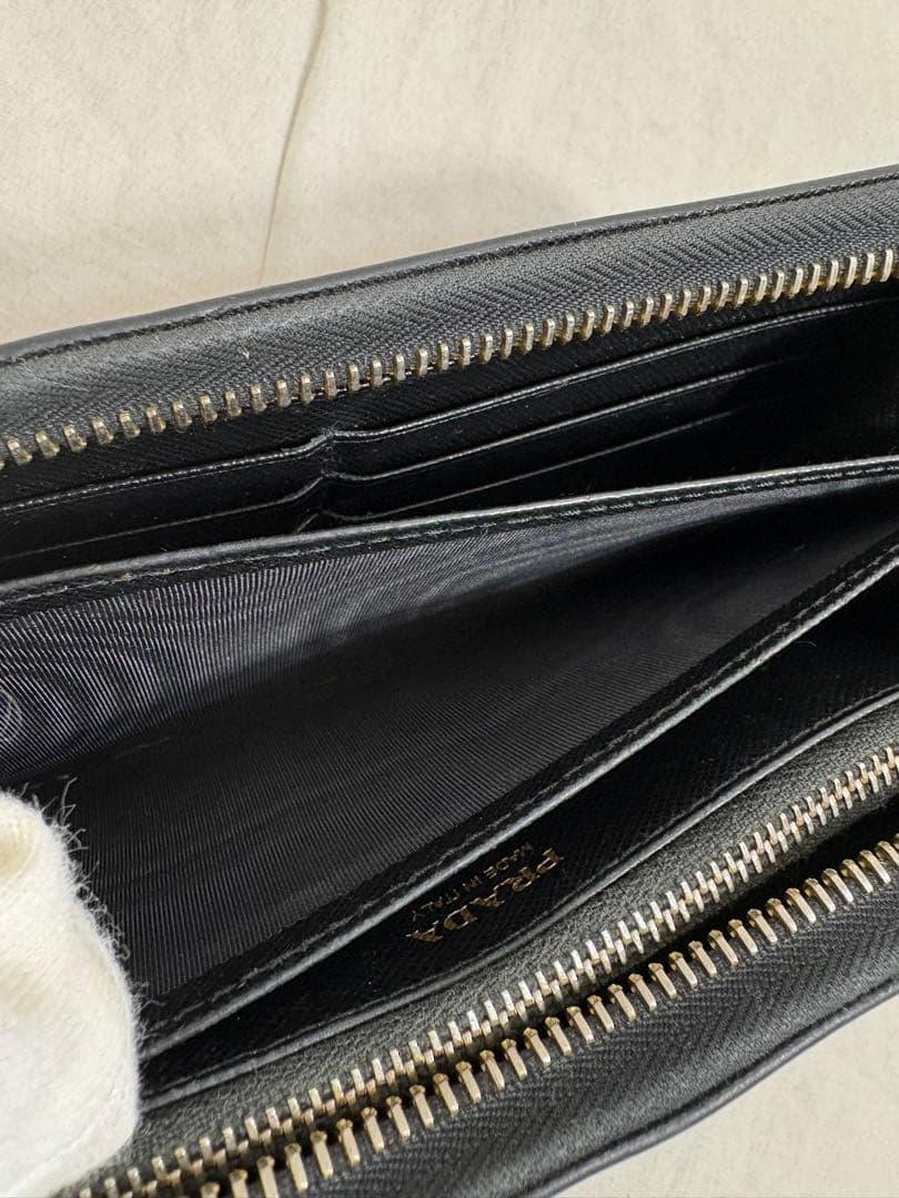 PRADA プラダ 長財布 財布 サイフ ラウンドファスナー★長財布